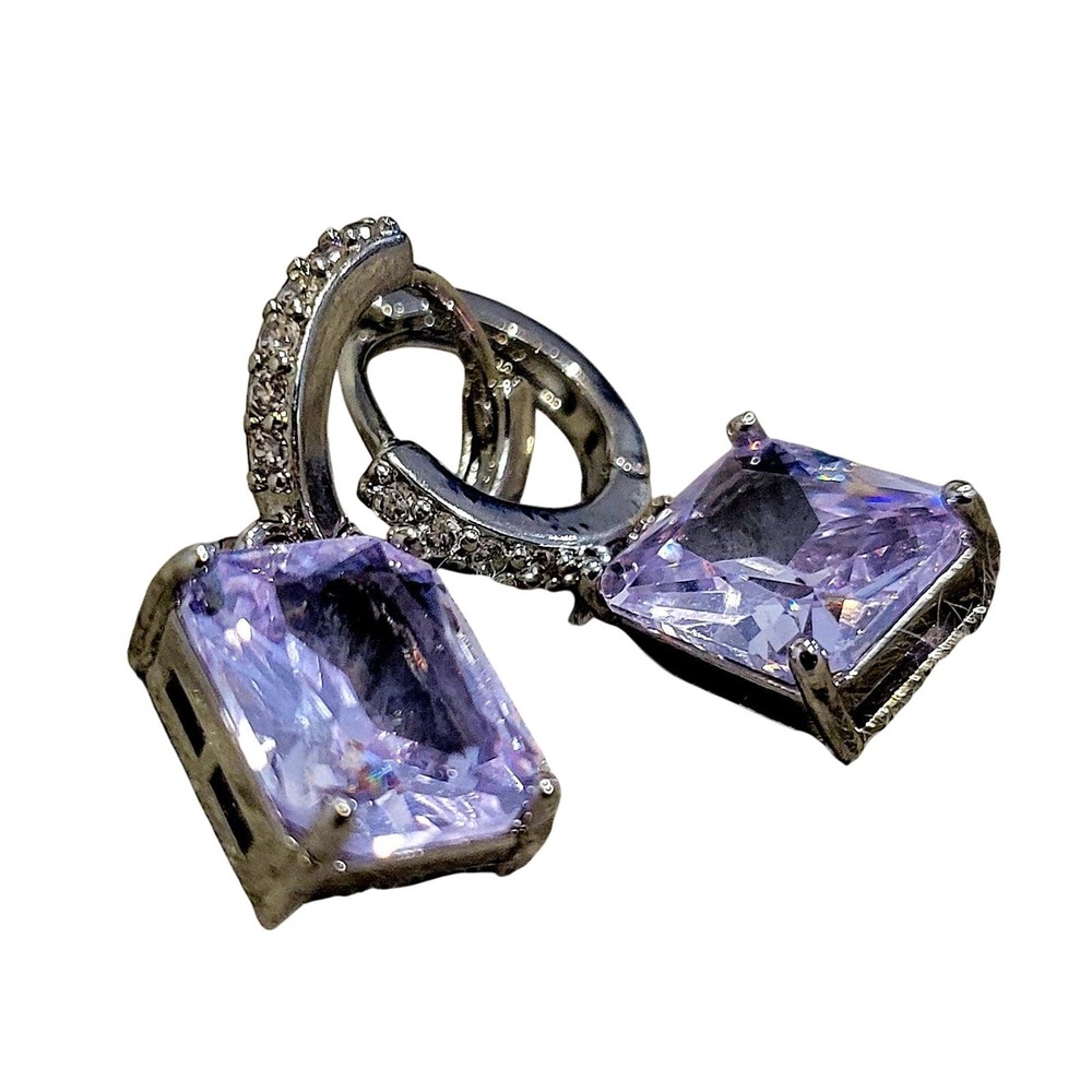 Silver Plated Huggie Earrings